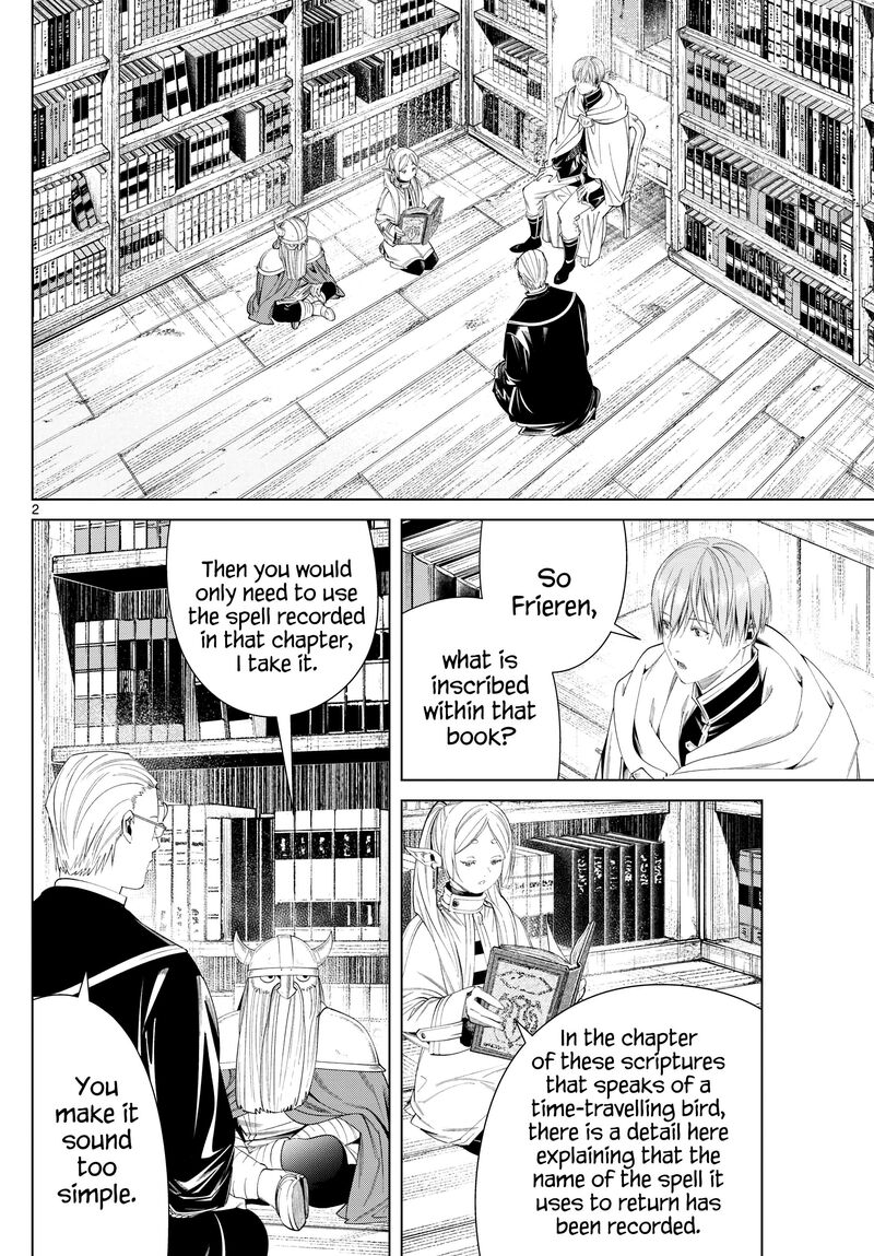 Frieren: Beyond Journey's End Manga Chapter 116 page 2 - Spell to Return scene