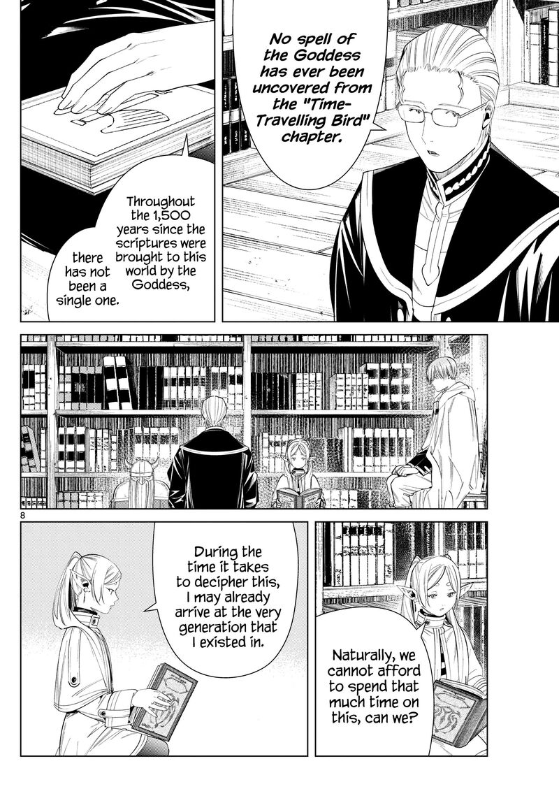 Frieren: Beyond Journey's End Manga Chapter 116 page 8 - Spell to Return scene