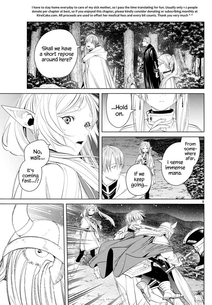 Frieren: Beyond Journey's End Manga Chapter 117 page 9 - Miraculous Illusion scene
