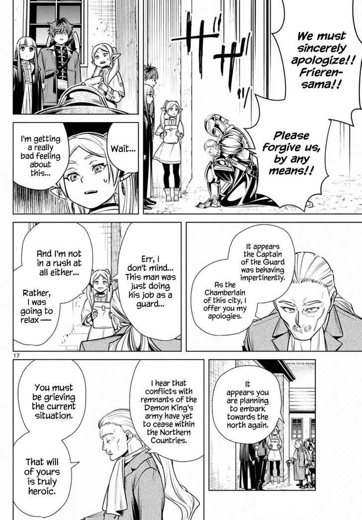 Frieren: Beyond Journey's End Manga Chapter 12 page 17 - The Northern Checkpoint scene