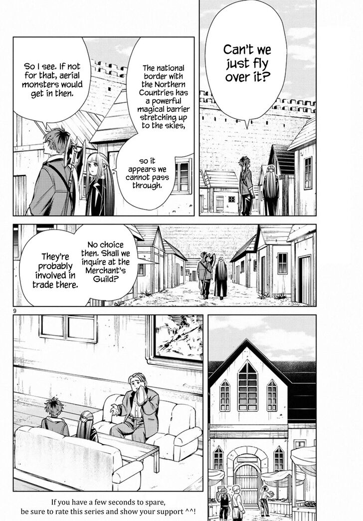 Frieren: Beyond Journey's End Manga Chapter 12 page 9 - The Northern Checkpoint scene