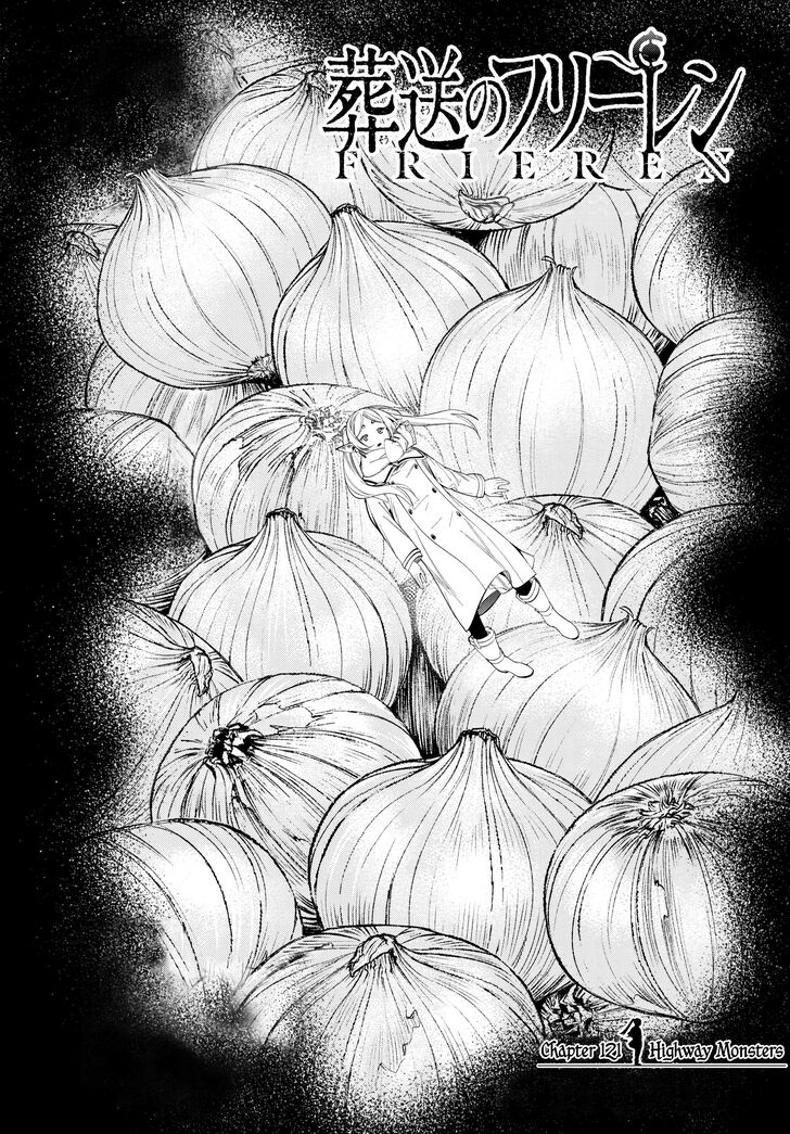 Frieren: Beyond Journey's End Manga Chapter 121 page 1 - Monsters on the Road scene