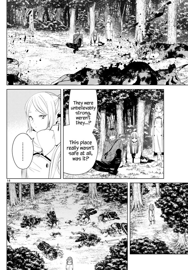 Frieren: Beyond Journey's End Manga Chapter 121 page 14 - Monsters on the Road scene