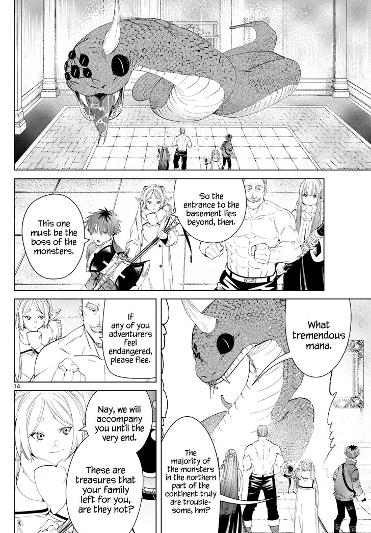 Frieren: Beyond Journey's End Manga Chapter 122 page 14 - The Titan Fortress Ruins scene