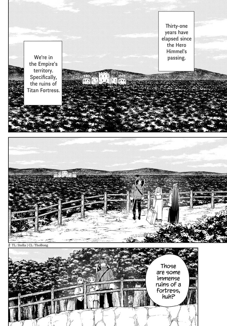 Frieren: Beyond Journey's End Manga Chapter 122 page 2 - The Titan Fortress Ruins scene
