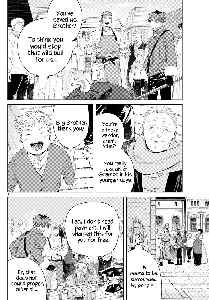 Frieren: Beyond Journey's End Manga Chapter 123 page 8 - Proof of Perseverance scene