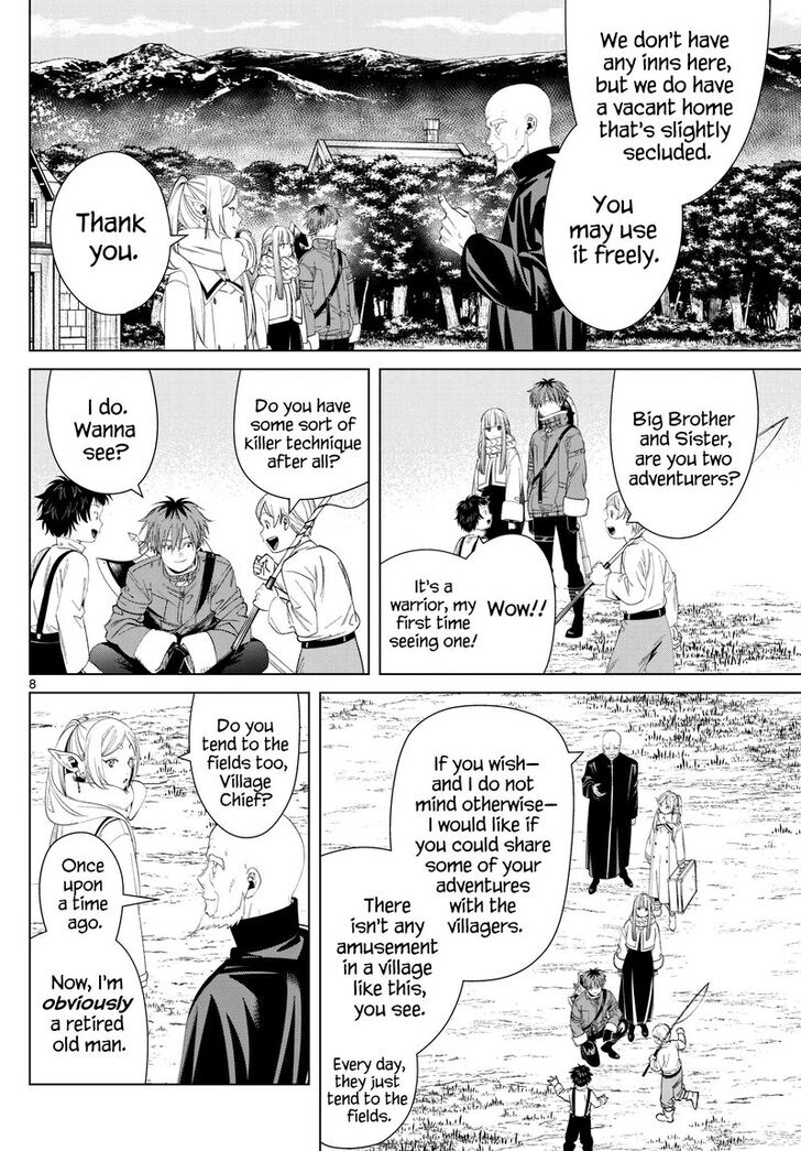 Frieren: Beyond Journey's End Manga Chapter 124 page 8 - Shadow Warrior scene