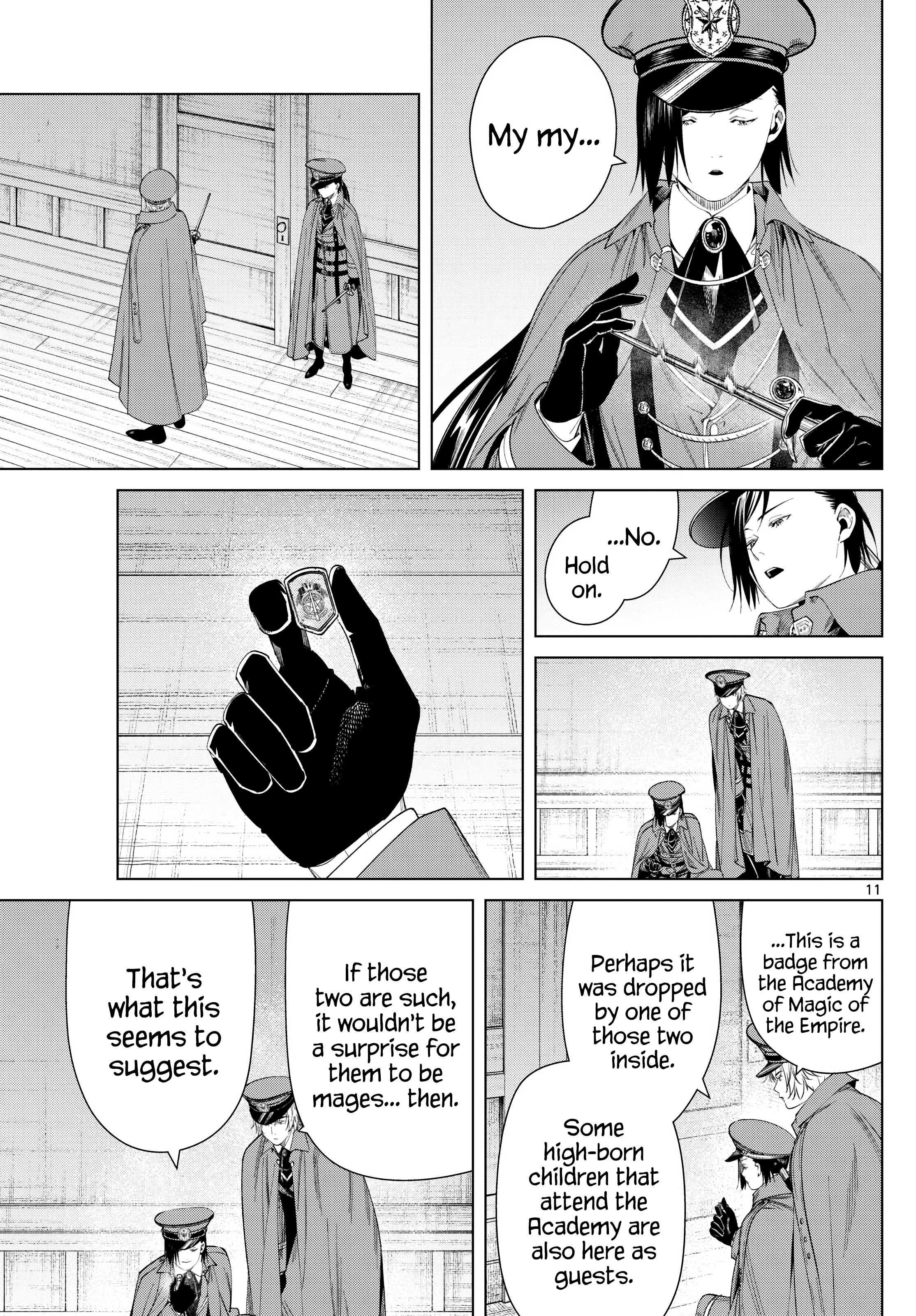 Frieren: Beyond Journey's End Manga Chapter 127 page 11 - Retrieval Mission scene