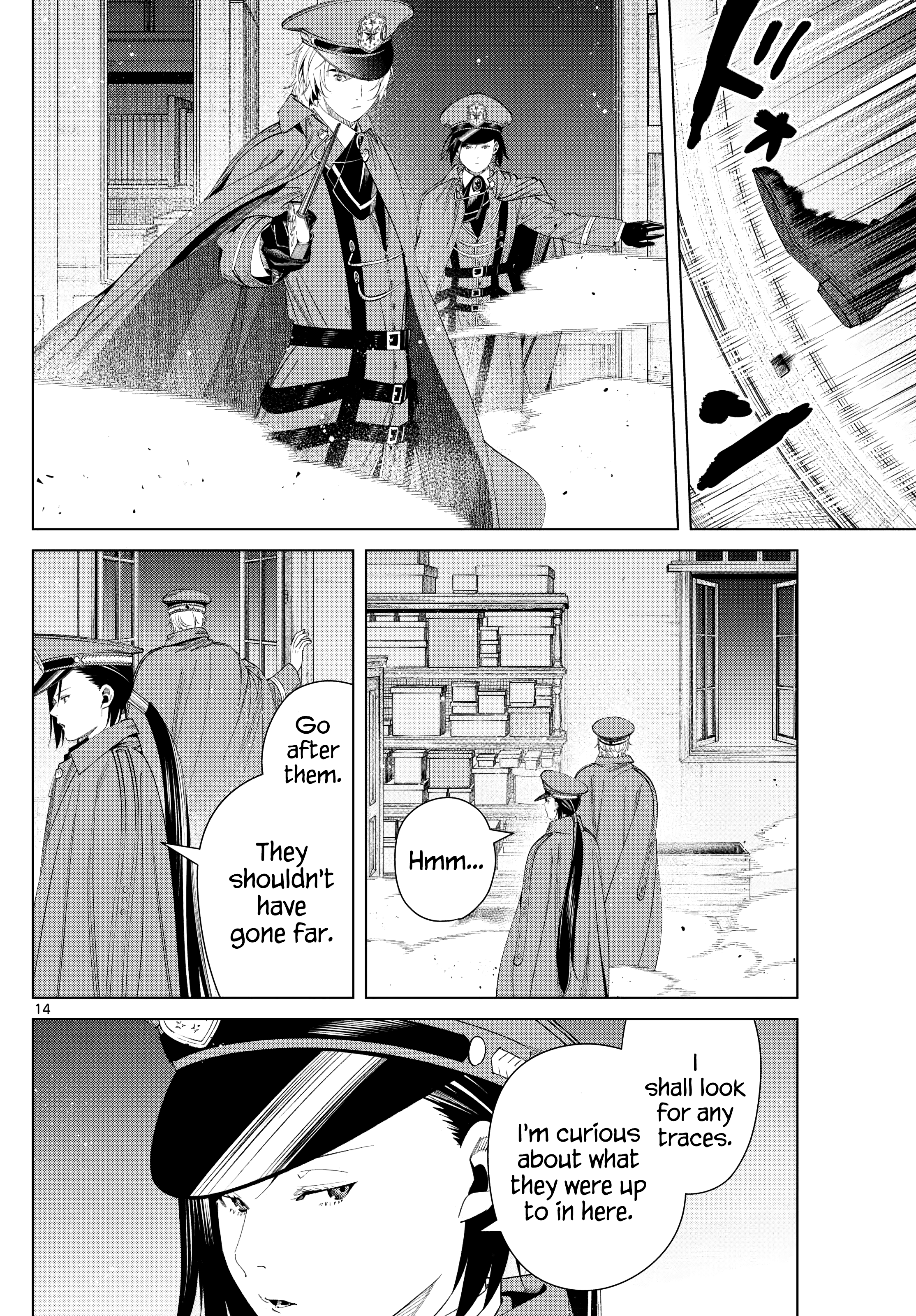 Frieren: Beyond Journey's End Manga Chapter 127 page 14 - Retrieval Mission scene