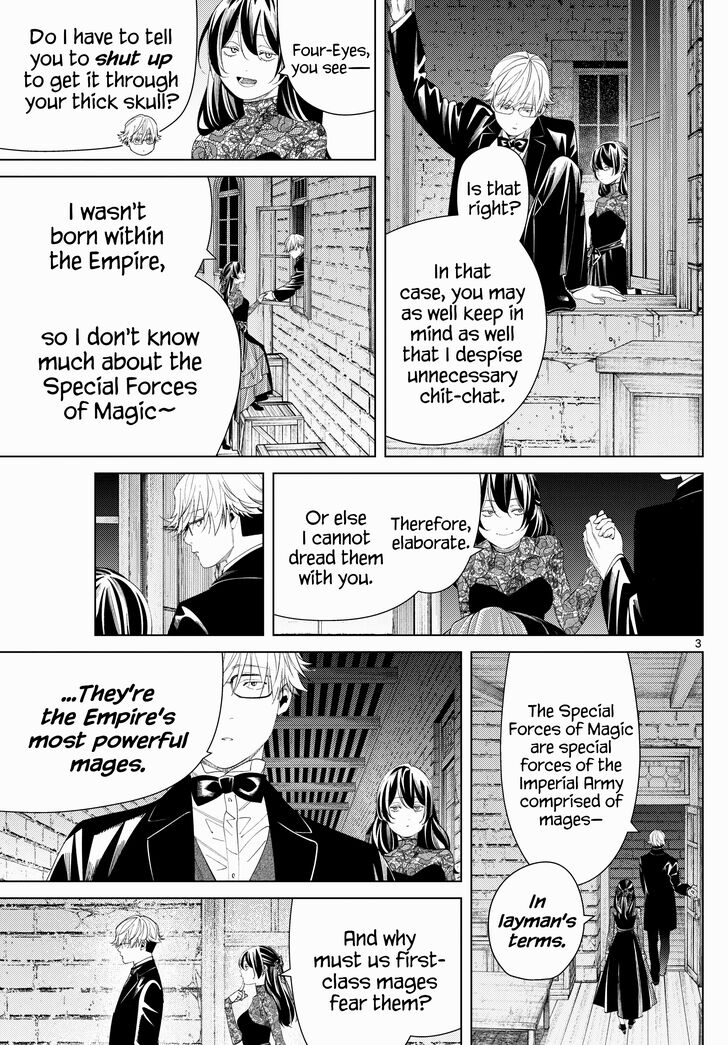 Frieren: Beyond Journey's End Manga Chapter 128 page 3 - Magic Special Forces scene