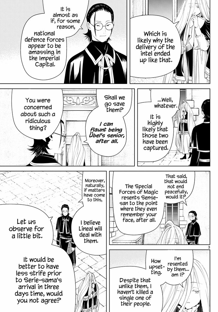 Frieren: Beyond Journey's End Manga Chapter 129 page 3 - Shadow of the Empire scene