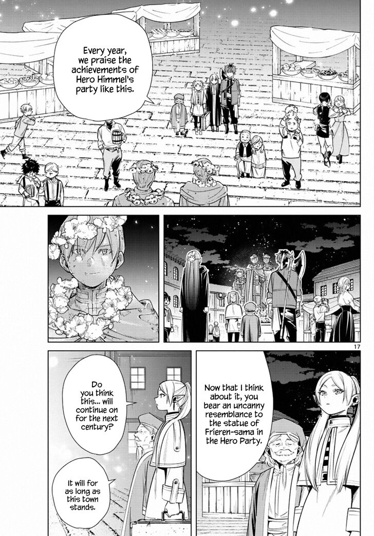 Frieren: Beyond Journey's End Manga Chapter 13 page 17 - Liberation Festival scene
