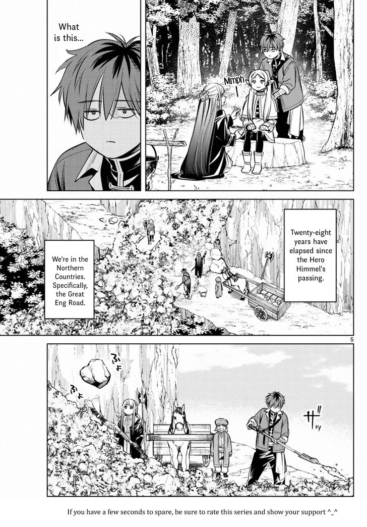 Frieren: Beyond Journey's End Manga Chapter 13 page 5 - Liberation Festival scene