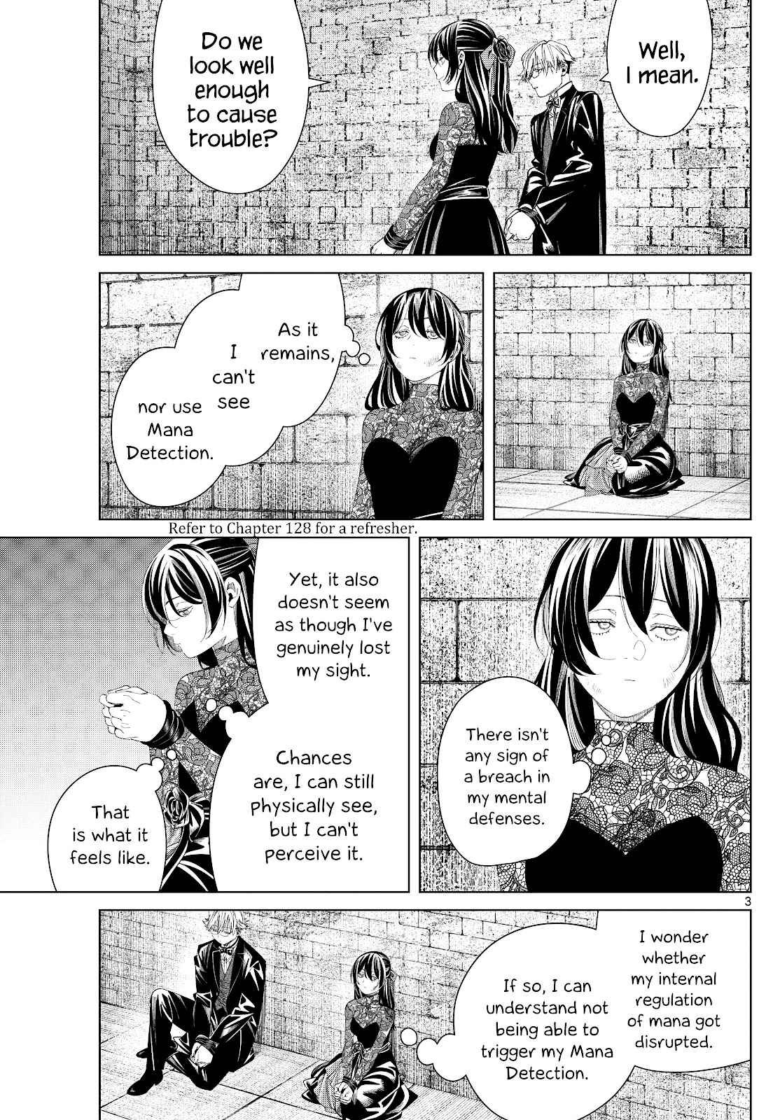 Frieren: Beyond Journey's End Manga Chapter 131 page 3 - Escape scene