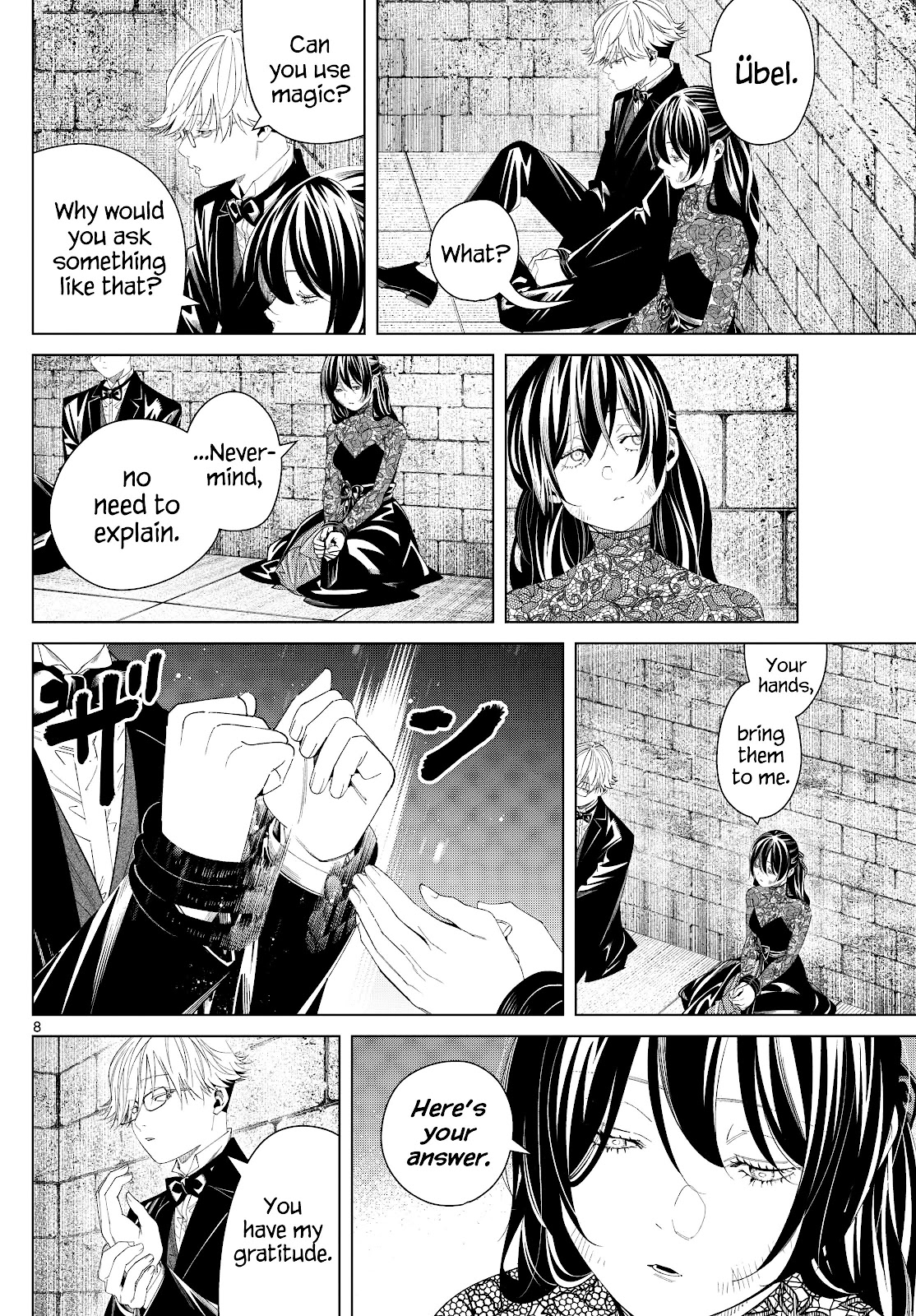 Frieren: Beyond Journey's End Manga Chapter 131 page 8 - Escape scene