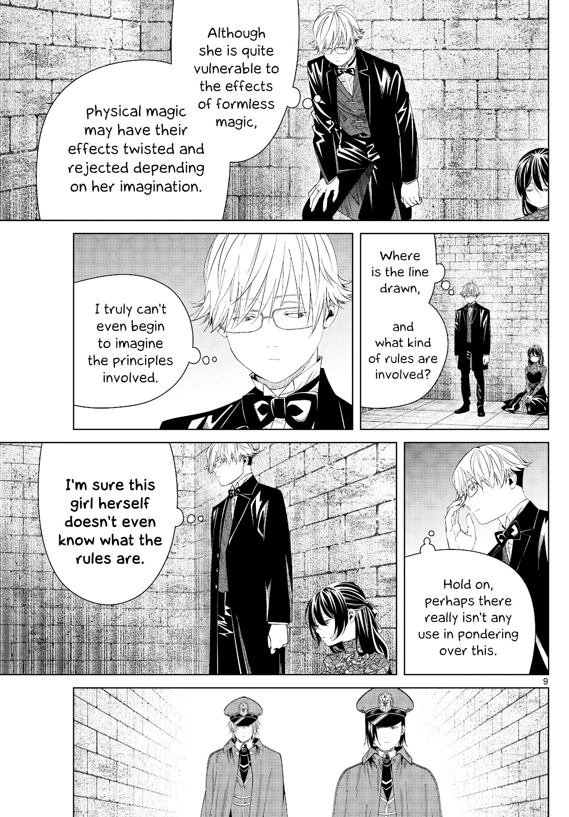 Frieren: Beyond Journey's End Manga Chapter 131 page 9 - Escape scene