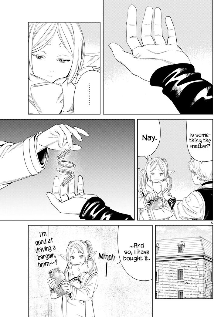 Frieren: Beyond Journey's End Manga Chapter 132 page 5 - Chase scene