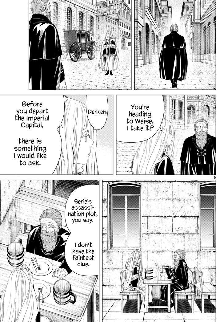 Frieren: Beyond Journey's End Manga Chapter 132 page 9 - Chase scene