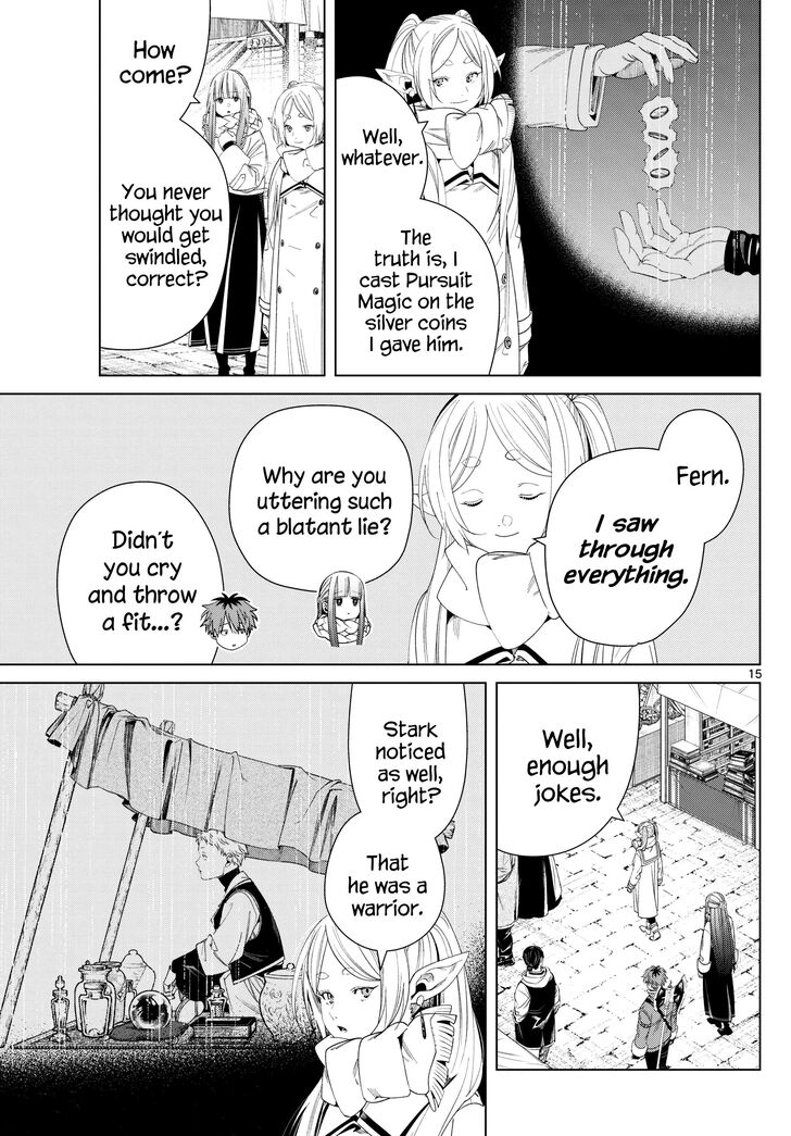 Frieren: Beyond Journey's End Manga Chapter 133 page 15 - Silver Coins scene