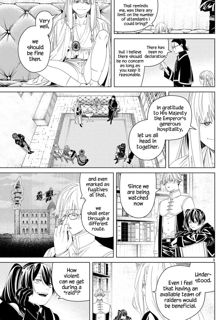 Frieren: Beyond Journey's End Manga Chapter 140 page 3 - Ballroom scene