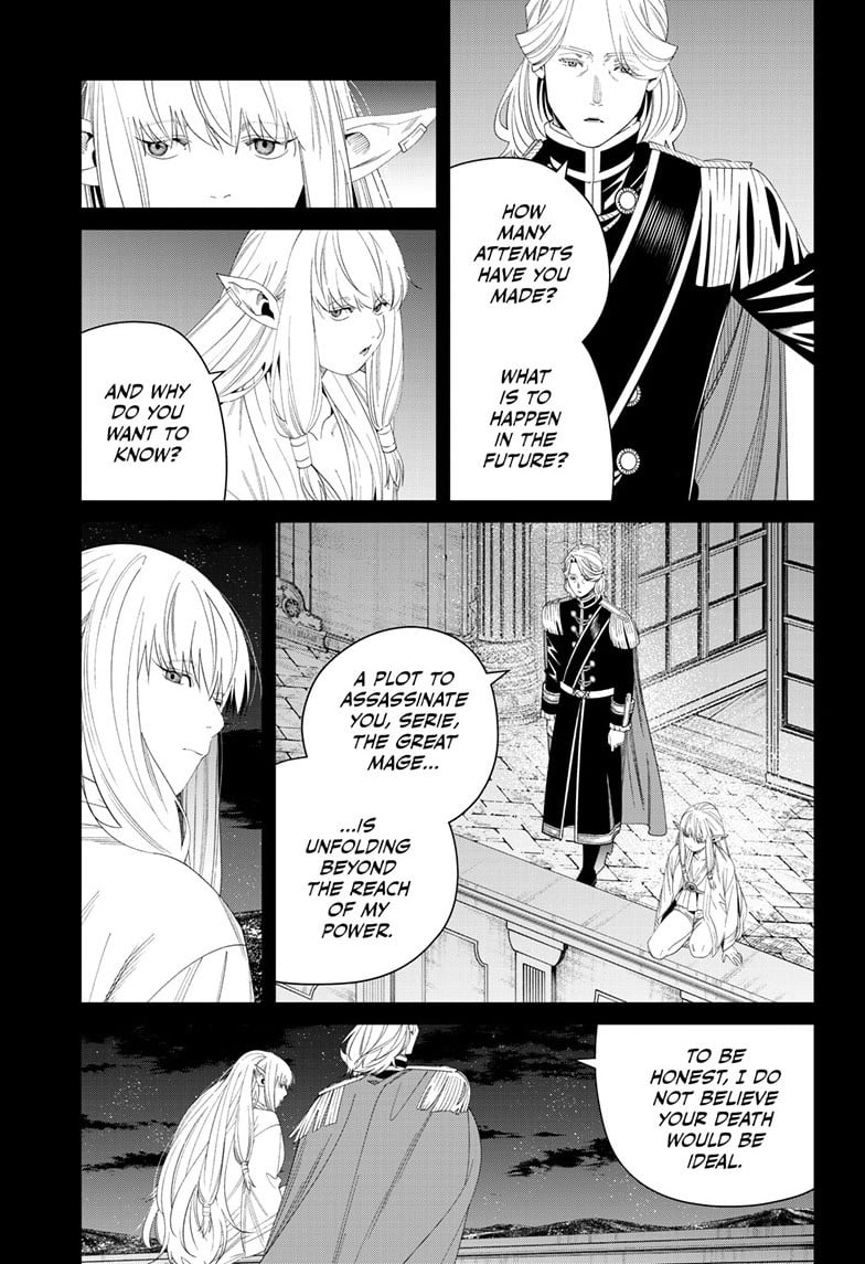 Frieren: Beyond Journey's End Manga Chapter 144 page 11 - Prophetic Dream scene