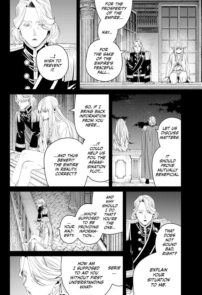 Frieren: Beyond Journey's End Manga Chapter 144 page 12 - Prophetic Dream scene