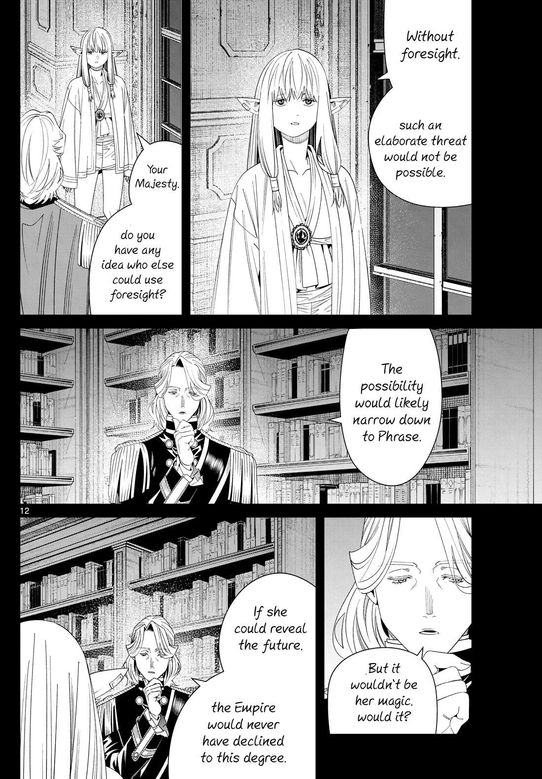 Frieren: Beyond Journey's End Manga Chapter 145 page 11 - Foresight scene
