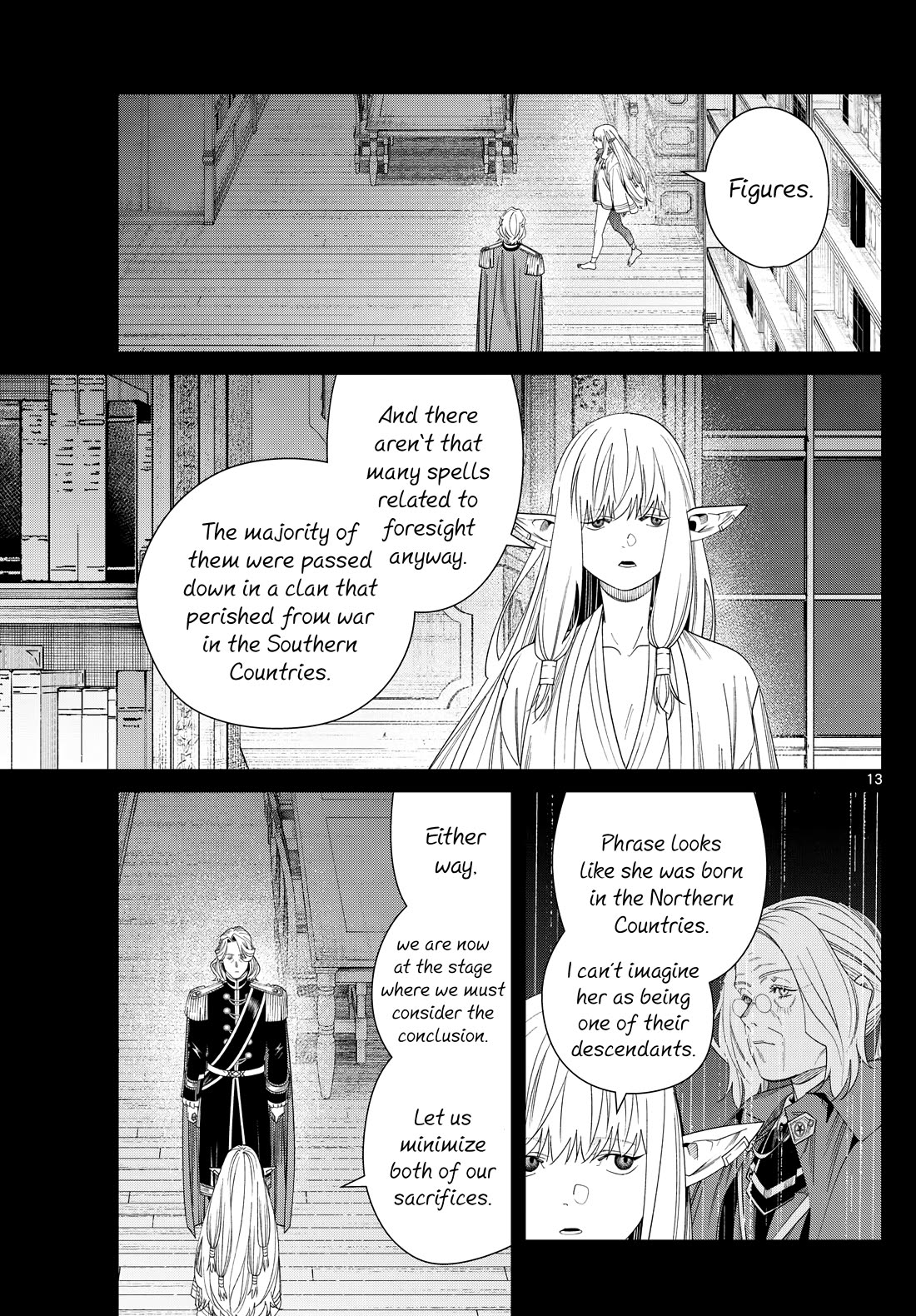 Frieren: Beyond Journey's End Manga Chapter 145 page 12 - Foresight scene