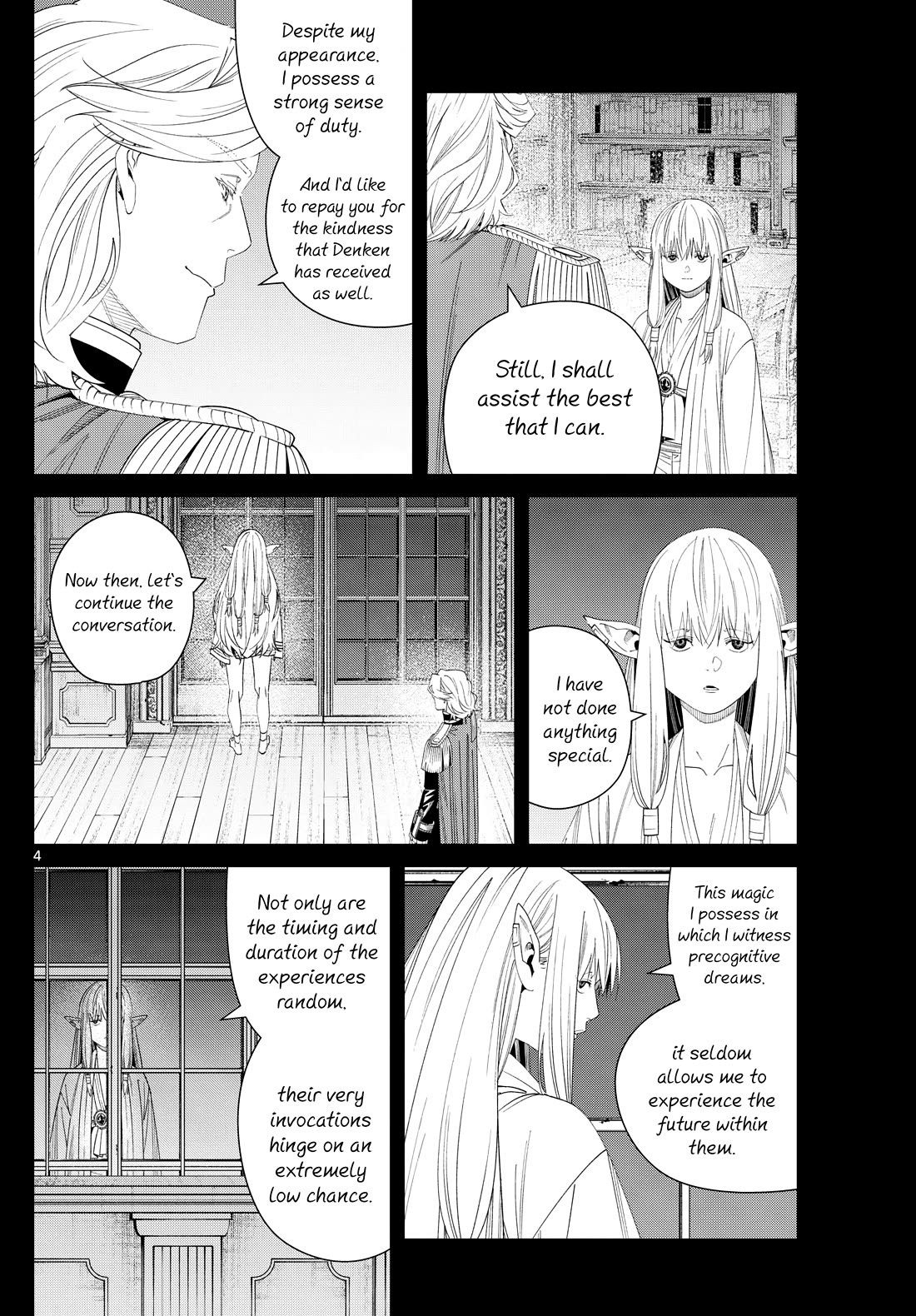 Frieren: Beyond Journey's End Manga Chapter 145 page 4 - Foresight scene