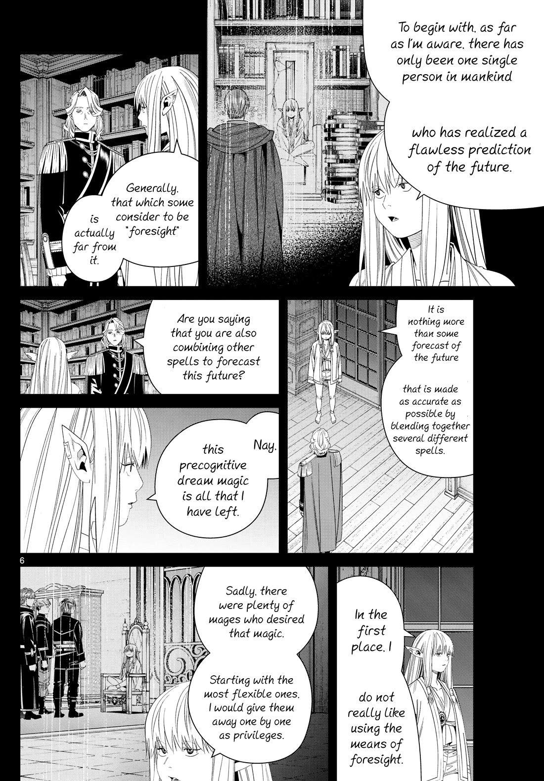 Frieren: Beyond Journey's End Manga Chapter 145 page 6 - Foresight scene