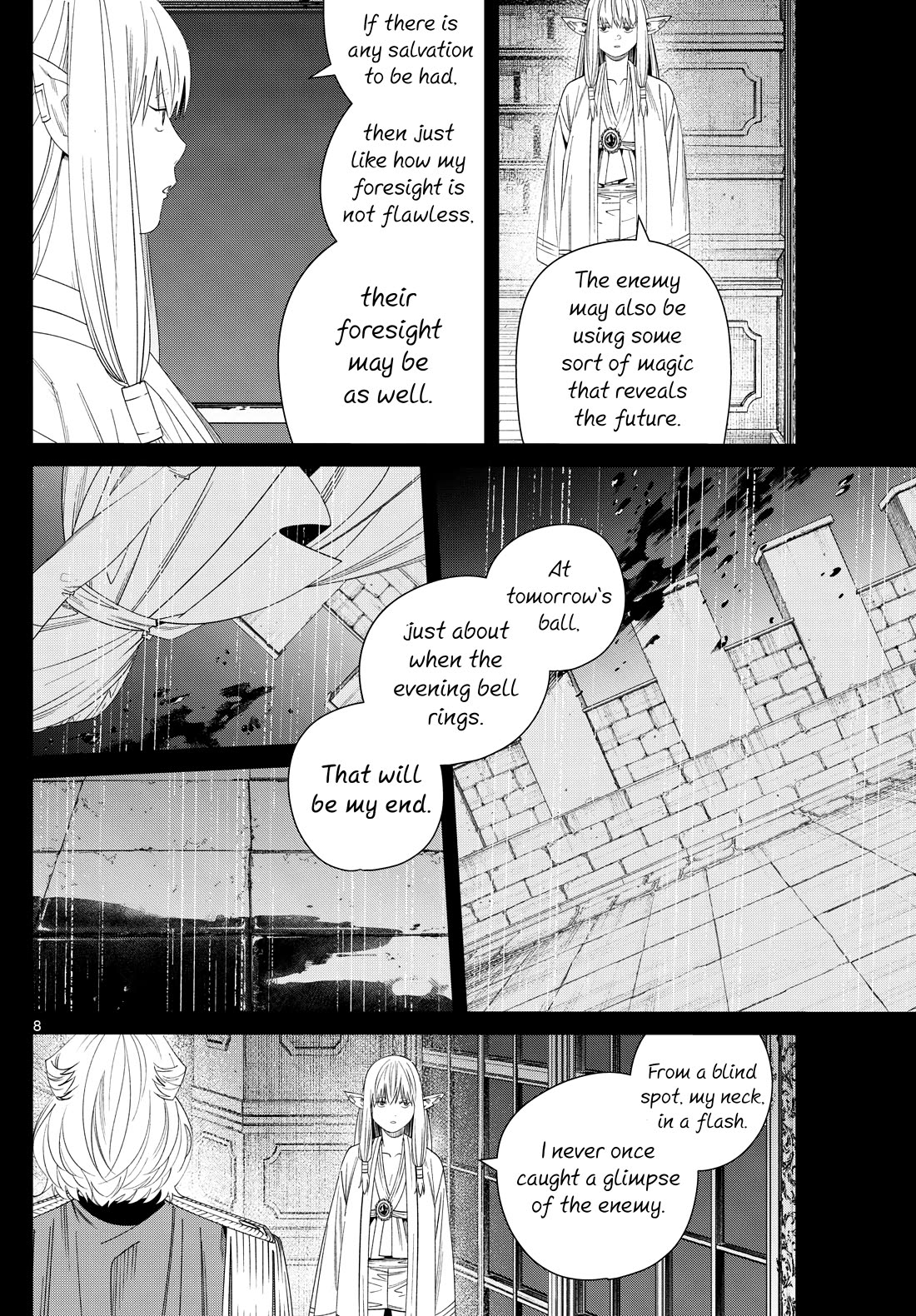 Frieren: Beyond Journey's End Manga Chapter 145 page 8 - Foresight scene