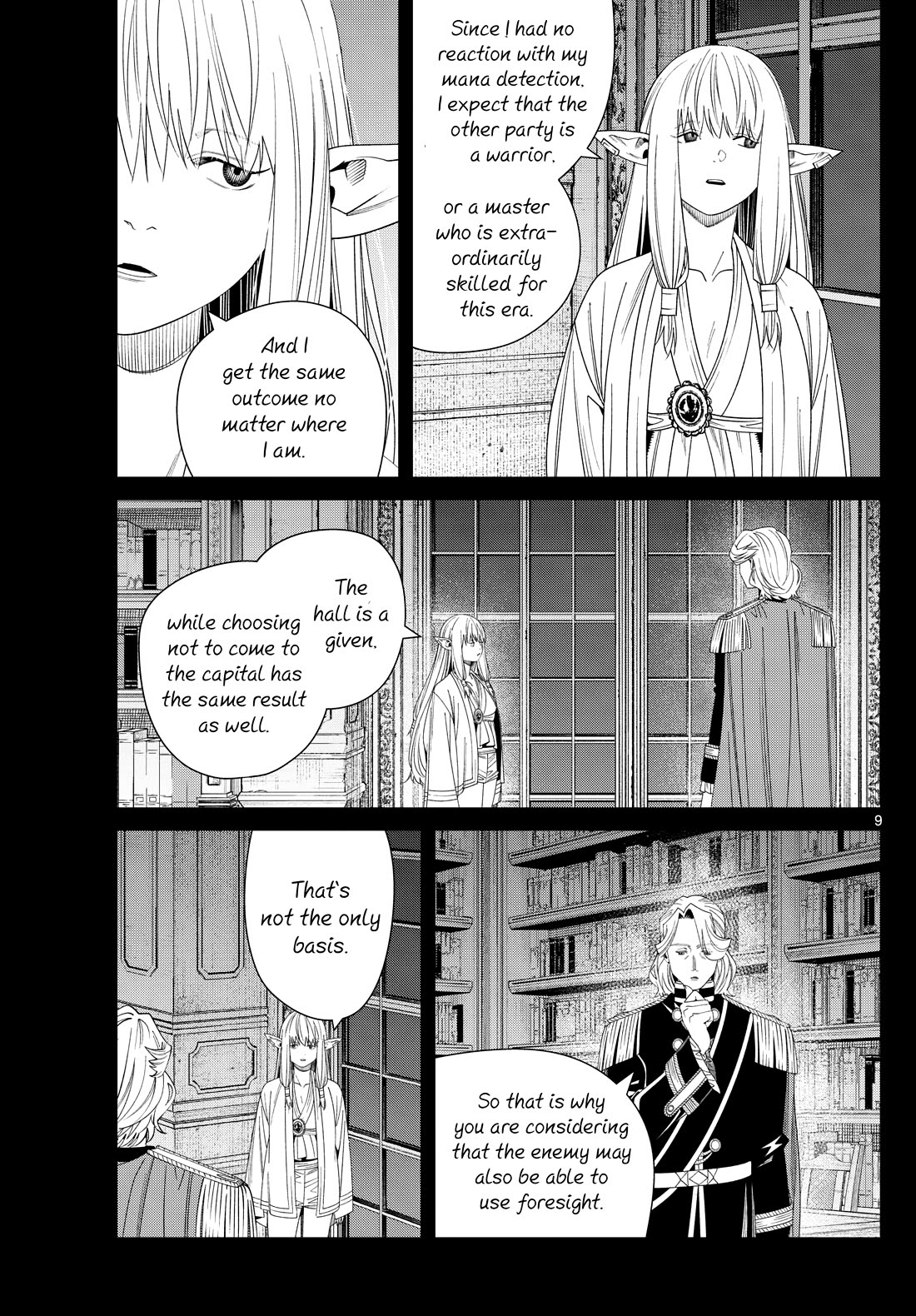 Frieren: Beyond Journey's End Manga Chapter 145 page 9 - Foresight scene