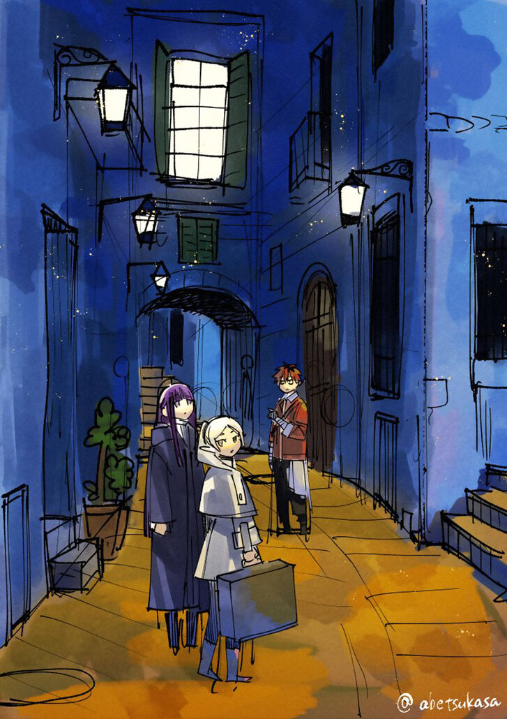 Frieren: Beyond Journey's End Manga Chapter 16 page 19 - The Murder of a Guard scene