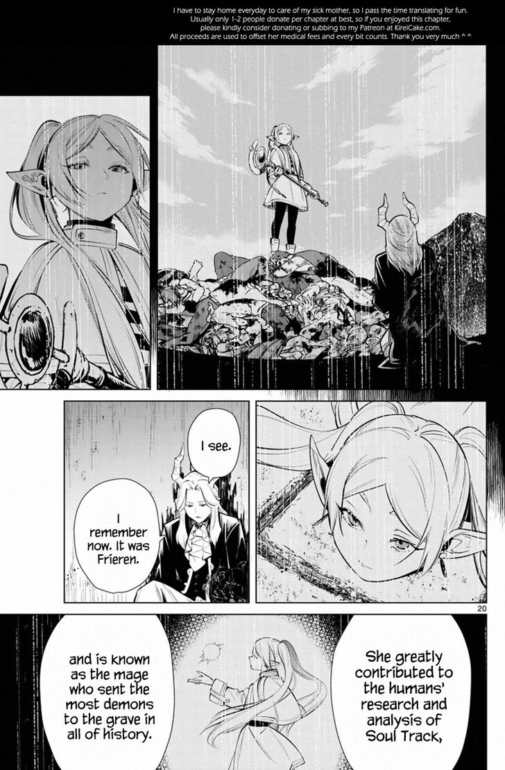 Frieren: Beyond Journey's End Manga Chapter 17 page 20 - Frieren the Slayer scene