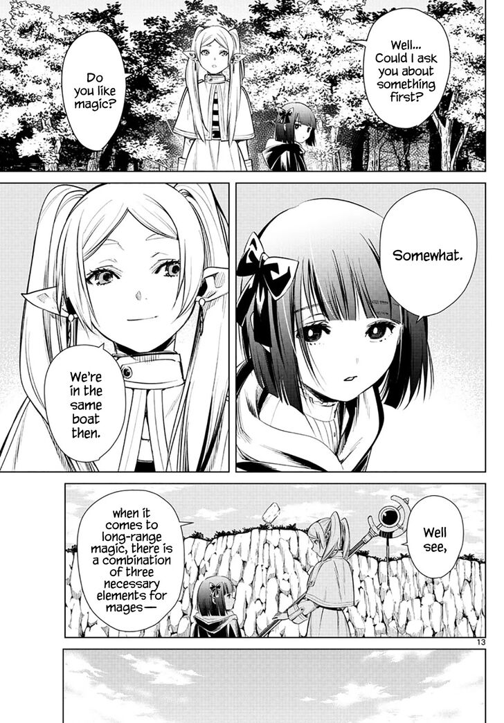 Frieren: Beyond Journey's End Manga Chapter 2 page 13 - The Priest's Lie scene