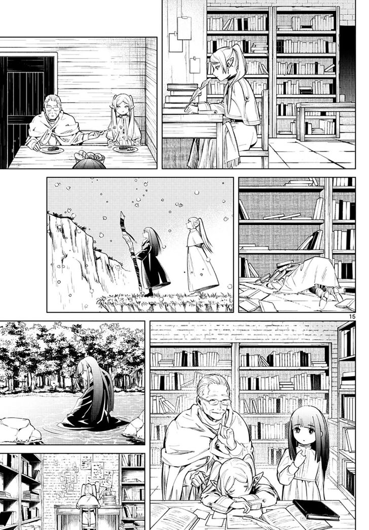Frieren: Beyond Journey's End Manga Chapter 2 page 15 - The Priest's Lie scene