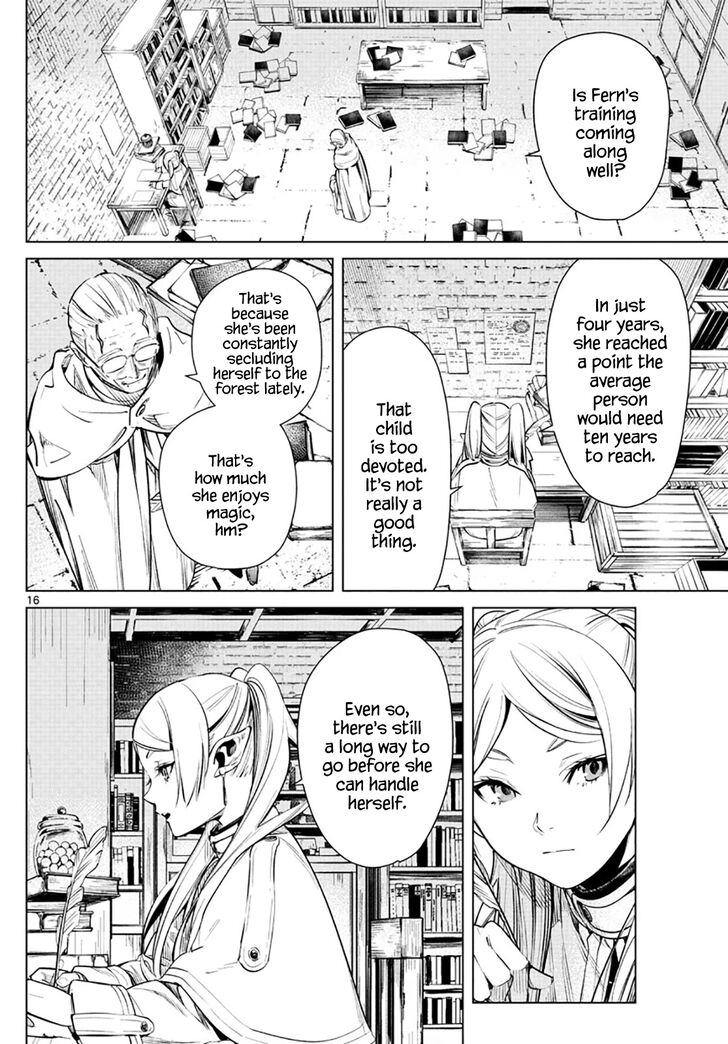 Frieren: Beyond Journey's End Manga Chapter 2 page 16 - The Priest's Lie scene