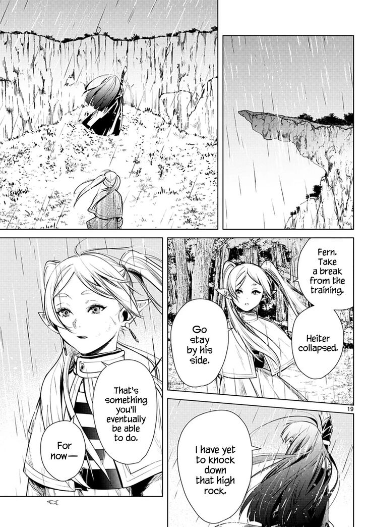 Frieren: Beyond Journey's End Manga Chapter 2 page 19 - The Priest's Lie scene