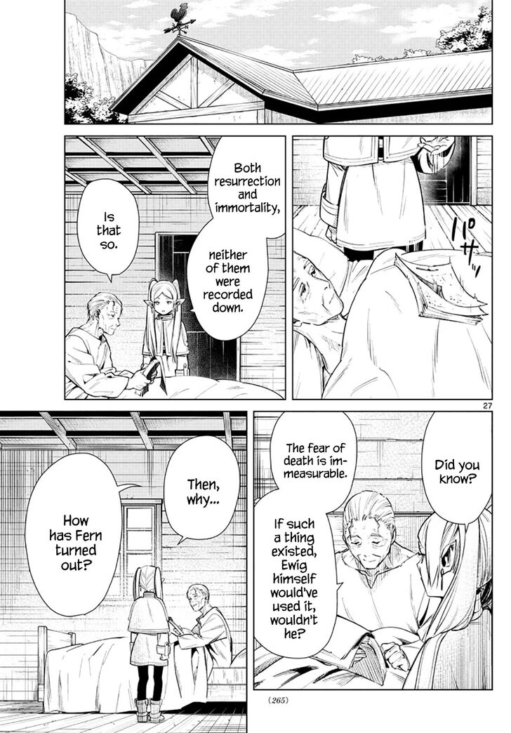 Frieren: Beyond Journey's End Manga Chapter 2 page 27 - The Priest's Lie scene