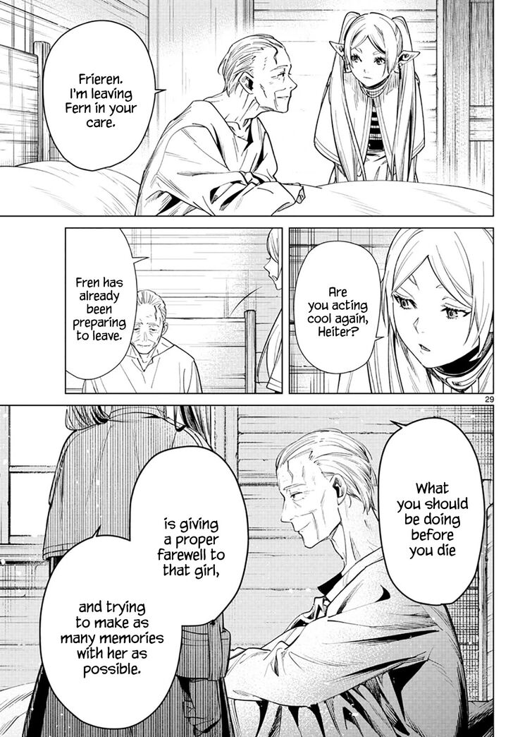 Frieren: Beyond Journey's End Manga Chapter 2 page 29 - The Priest's Lie scene