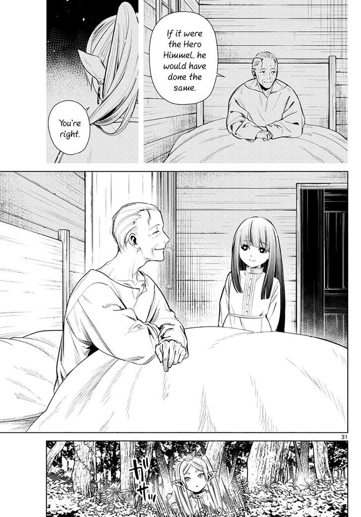 Frieren: Beyond Journey's End Manga Chapter 2 page 31 - The Priest's Lie scene