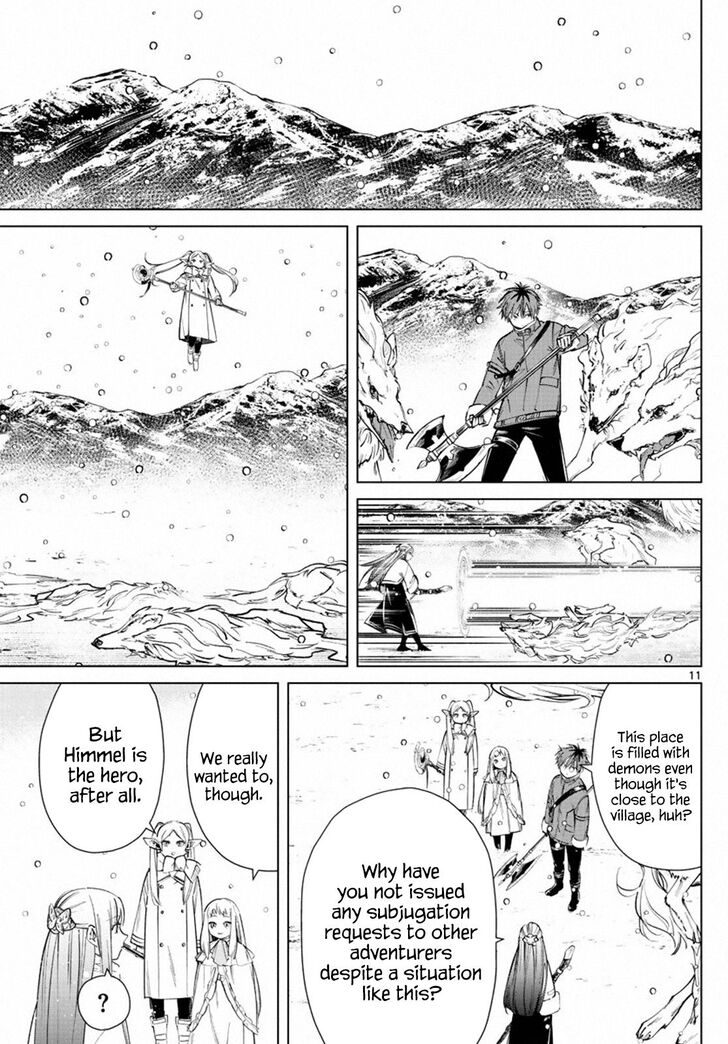 Frieren: Beyond Journey's End Manga Chapter 25 page 11 - The Village of the Sword scene