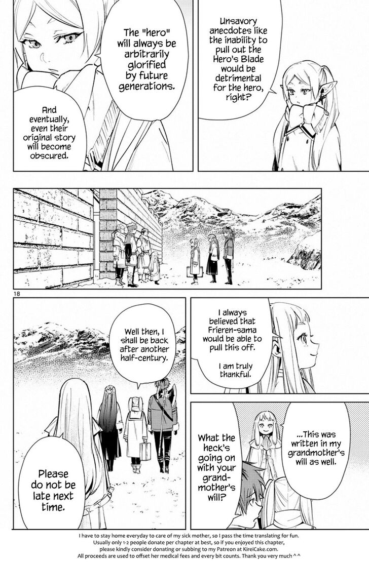Frieren: Beyond Journey's End Manga Chapter 25 page 18 - The Village of the Sword scene