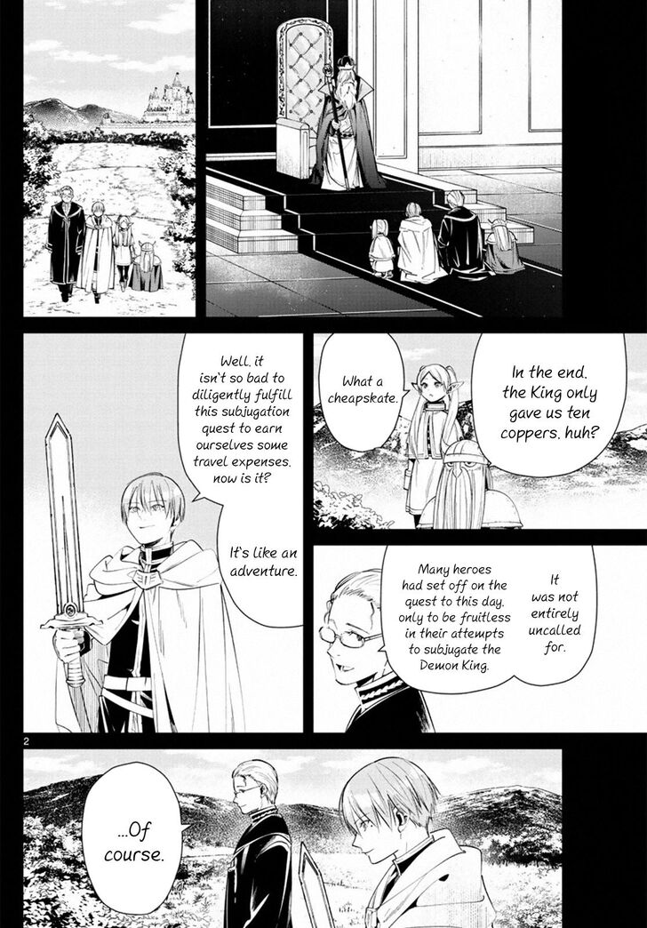 Frieren: Beyond Journey's End Manga Chapter 25 page 2 - The Village of the Sword scene