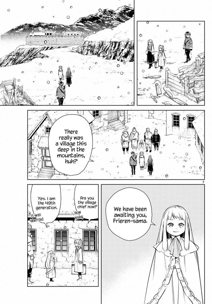 Frieren: Beyond Journey's End Manga Chapter 25 page 7 - The Village of the Sword scene