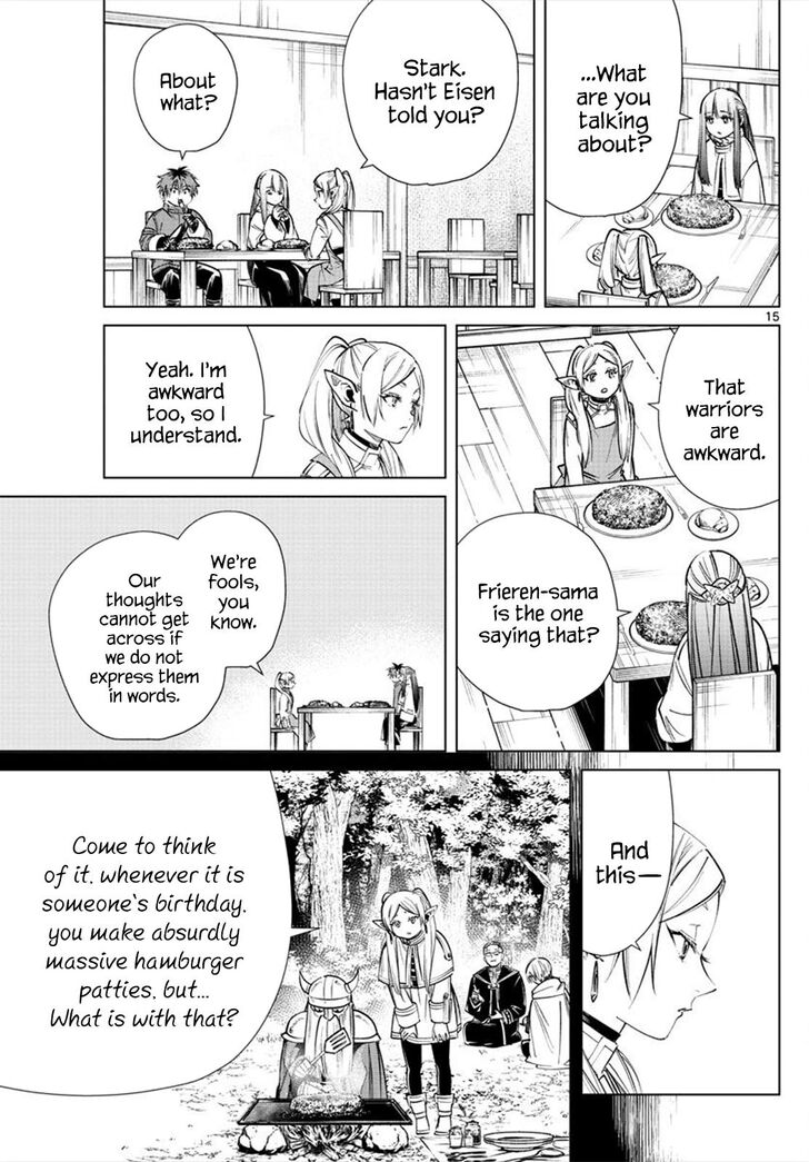 Frieren: Beyond Journey's End Manga Chapter 26 page 15 - A Gift to a Warrior scene
