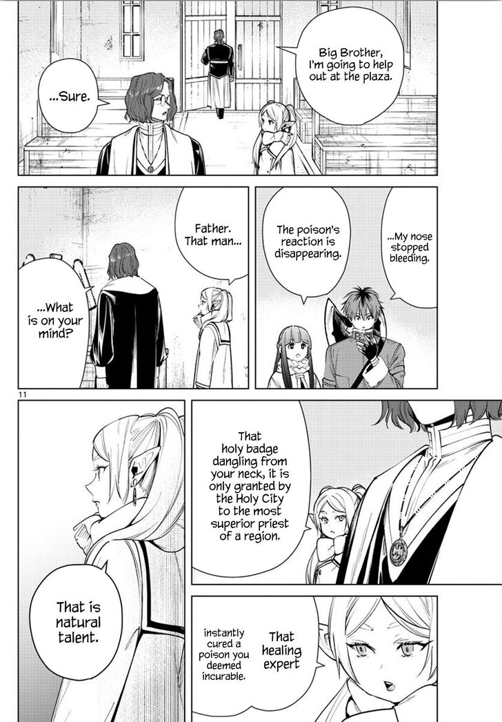 Frieren: Beyond Journey's End Manga Chapter 27 page 11 - A Priest from an Ordinary Village scene