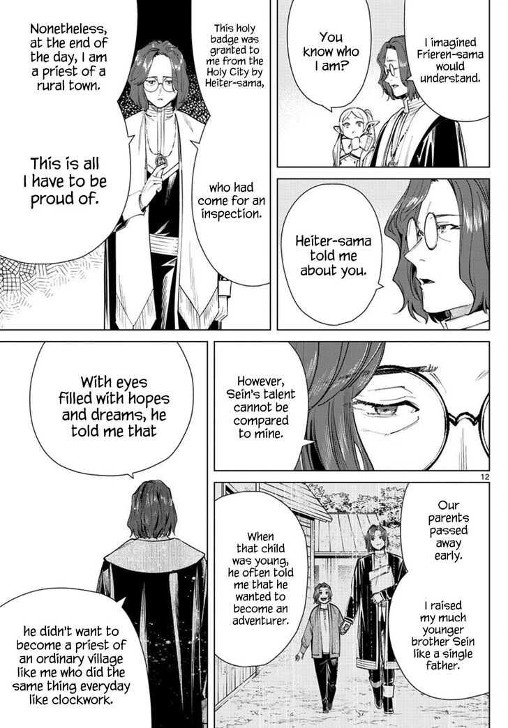 Frieren: Beyond Journey's End Manga Chapter 27 page 12 - A Priest from an Ordinary Village scene