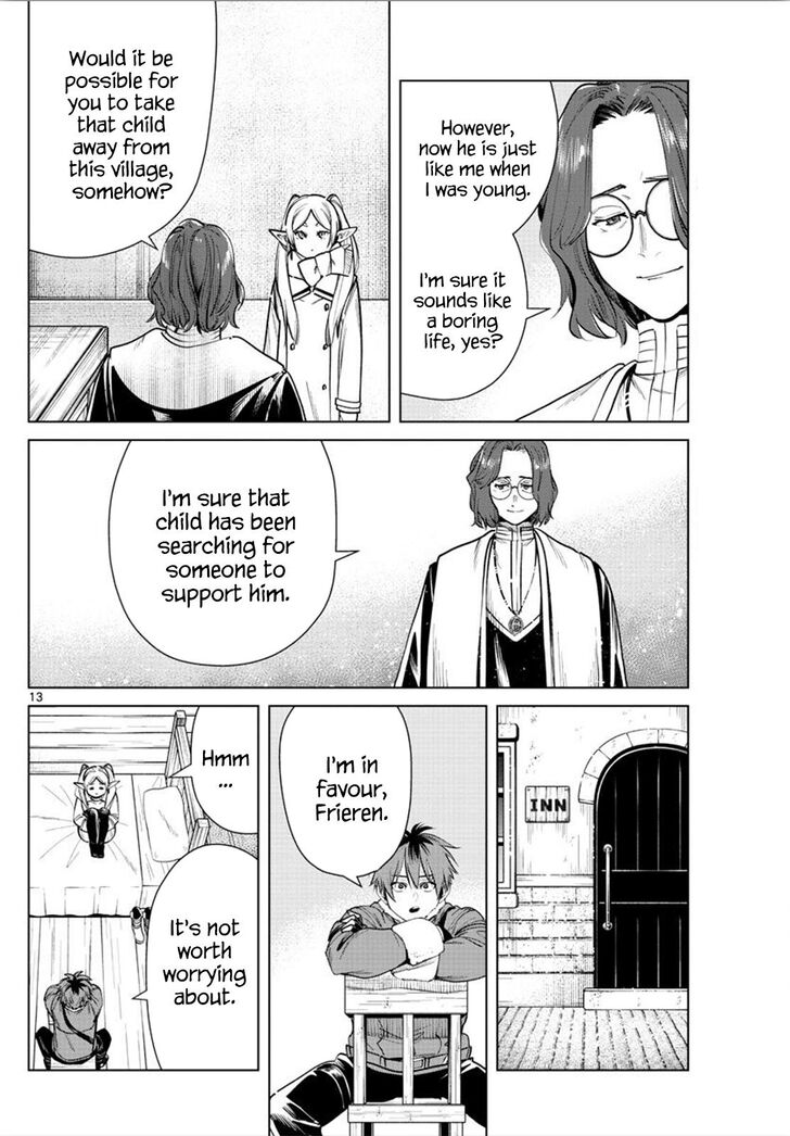 Frieren: Beyond Journey's End Manga Chapter 27 page 13 - A Priest from an Ordinary Village scene