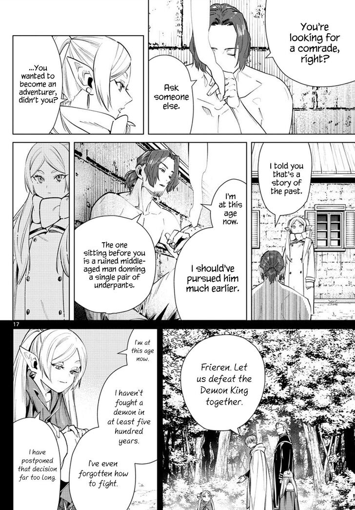 Frieren: Beyond Journey's End Manga Chapter 27 page 17 - A Priest from an Ordinary Village scene